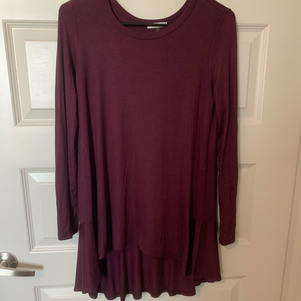 Maroon mini dress